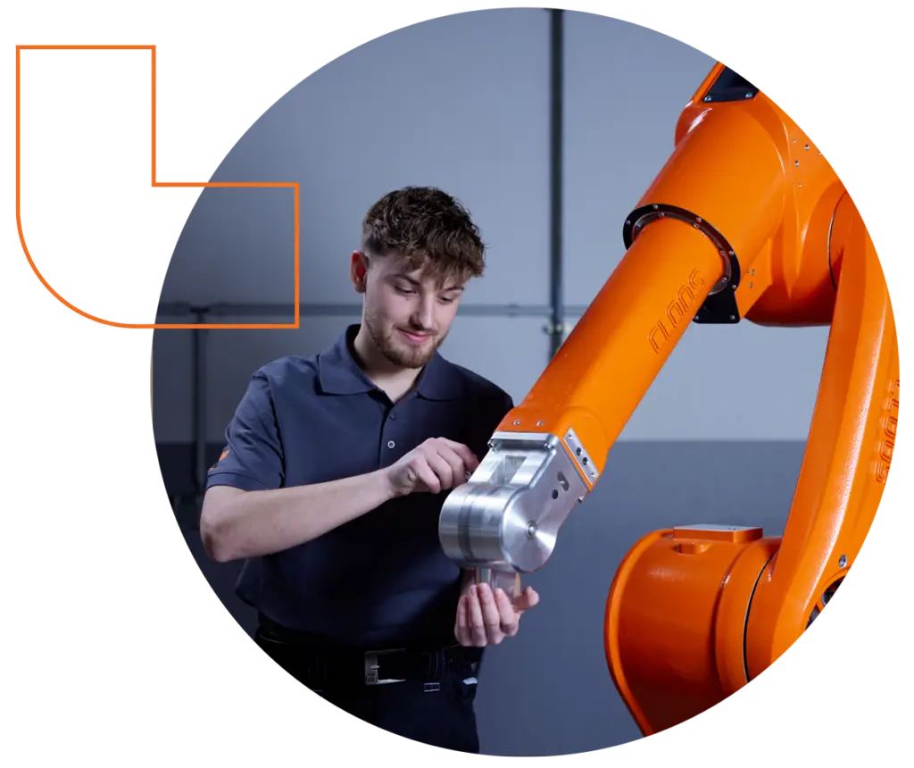 CLOOS robotic welding automation system featured on CLOOS North America homepage
