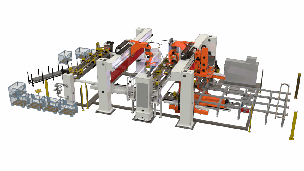 CLOOS robotic welding installation at KION Group logistics automation facility