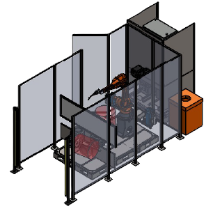 CLOOS DA-250 dual-axis positioner for small part robotic welding