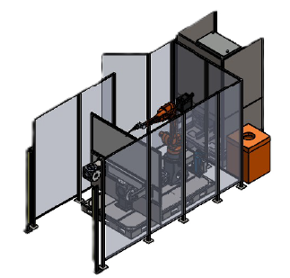 CLOOS HS-250 headstock positioner for small part robotic welding