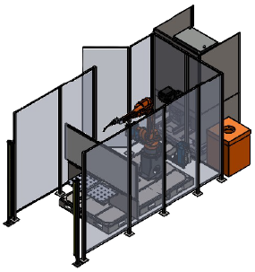 CLOOS ExpertArc ST-250 is a stationary table welding cell built for small, hand-loaded parts.